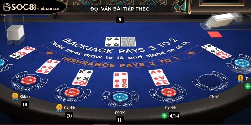 Các quyền lợi đặc biệt trong Blackjack