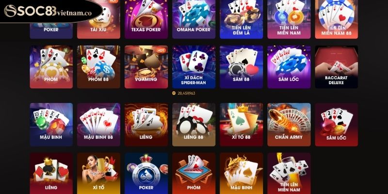 Khám phá game bài Techplay soc88 