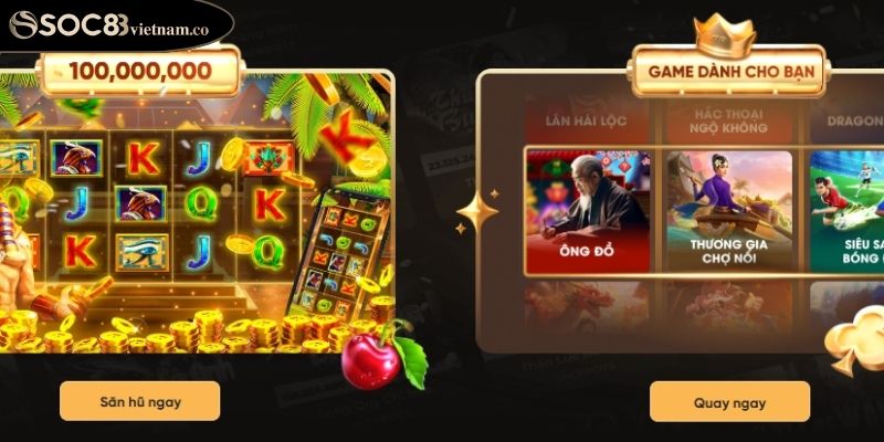 Danh sách các trò nổ hũ ăn khách cho game thủ lựa chọn
